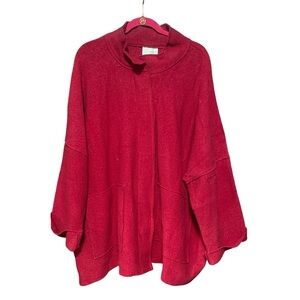 J. Jill Vintage New 100% Wool Swing Coat Jacket Size L Tall